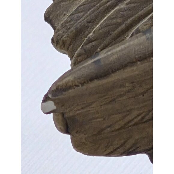 Vintage 1970s Homco Pair Great Horned Owl Porcelain Figurines Owls Set 2 Birds - Picture 6 of 12